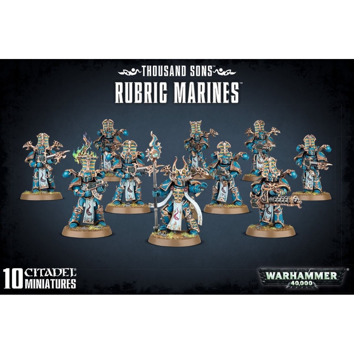 Warhammer 40K Thousand Sons Rubric Marines